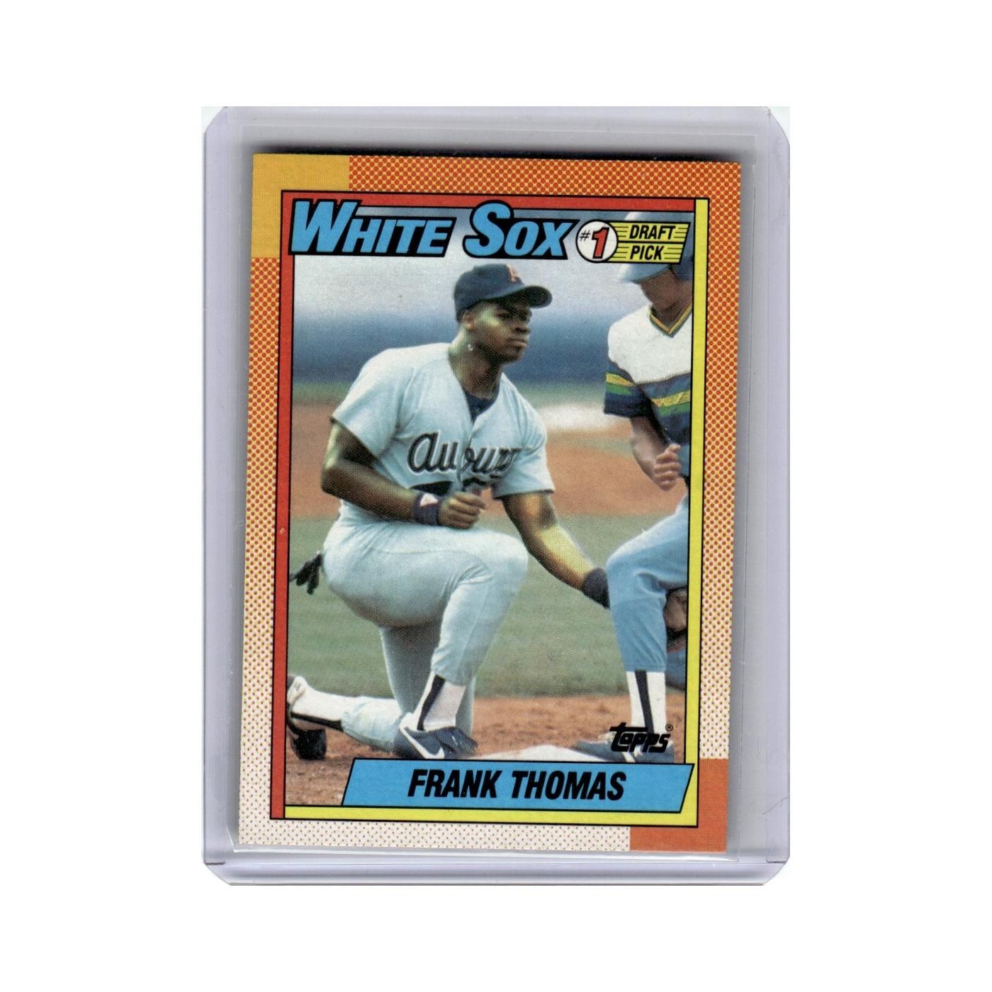 Frank Thomas 1990 Topps #414 Chicago White Sox Baseball Card NM