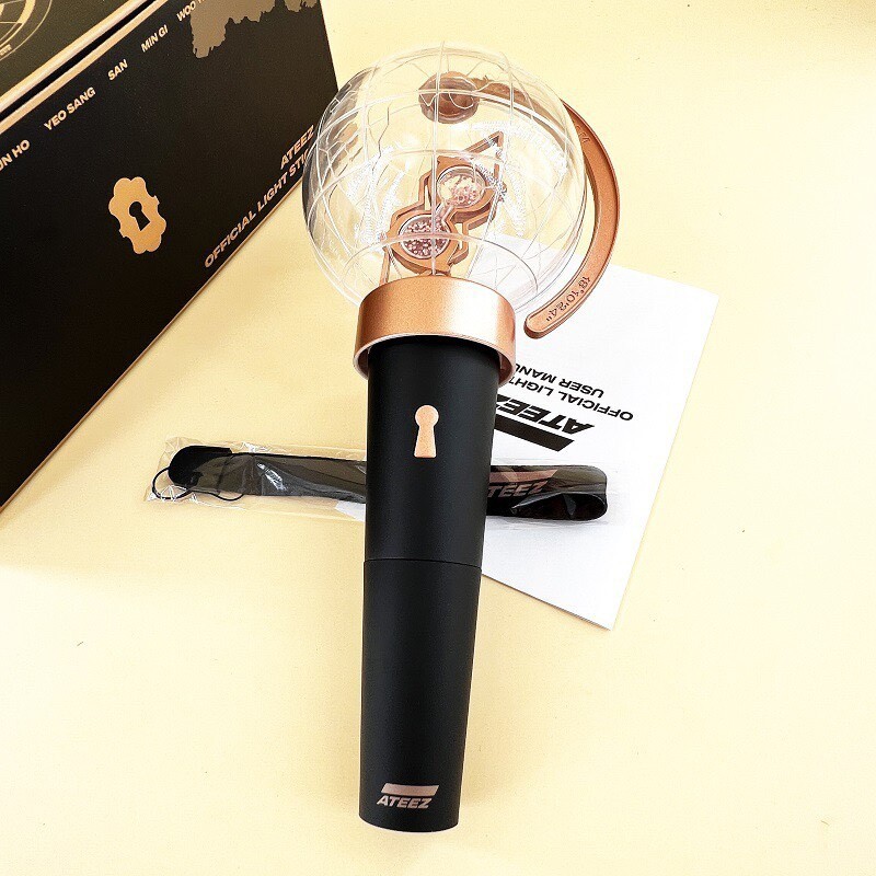 AHOF K-POP ペンライト ATEEZ K-POP OFFICIAL LIGHT STICK Globe Shape Fluorescent Hand Lamp