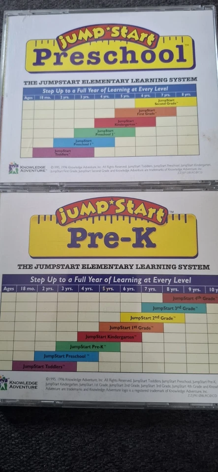 Rare JUMP START Kids Learning Games Songs PRE-K & PRE-SCHOOL PC CD ROM - Image 2 of 4