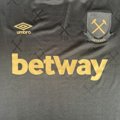 West Ham United 2020/2021 125 Jahre Third Fußball Trikot 3XL XXXL - Original