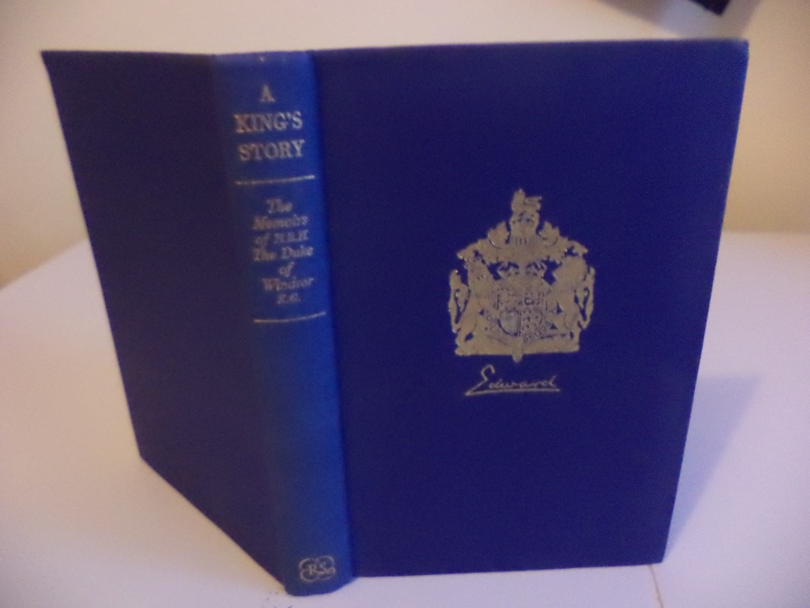 A King's Story Duke of Windsor Memoirs old vintage book king edward VIII biog