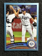 JOEL PERALTA #US125 2011 Topps Update Series Wal-Mart Blue Tampa Bay Rays