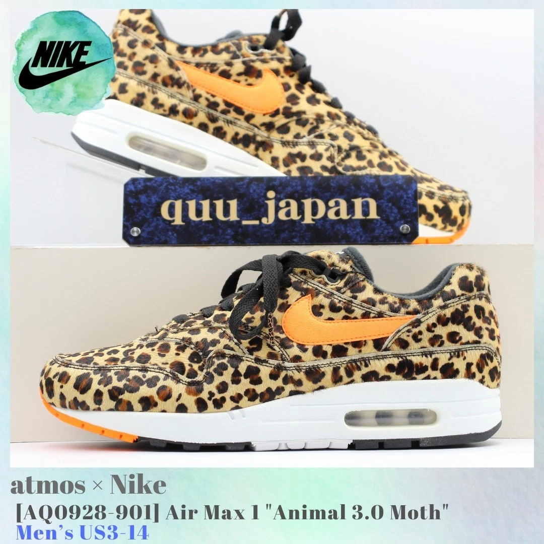 Preços baixos em Nike Atmos x Air Max 1 DLX Animal Pack - Leopard