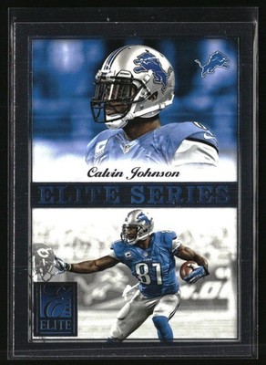 2014 Panini Elite #18 Calvin Johnson Series Silver