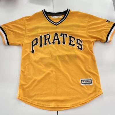 Majestic Pittsburgh Pirates Andrew McCutchen #22 MLB Jersey Gold/Black/White M