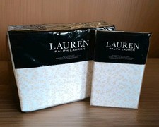 Brand New Ralph Lauren Queen 6pc Sheet Set Spencer Floral Color FLAX