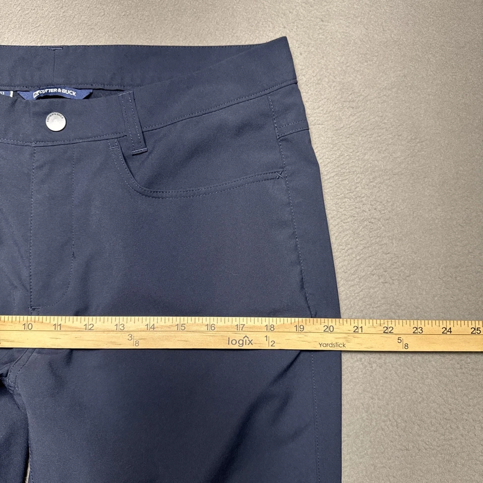 Брюки мужские Cutter & Buck 5 карманов функциональные 33x32 синие эластичные комфортные Chino - Изображение 3 из 4