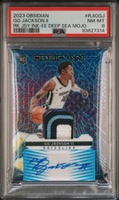 GG JACKSON II RPA 2023-24 Obsidian RC Deep Sea Mojo SSP Patch Auto 2/5 SP PSA 8