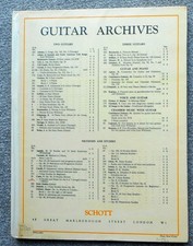 Guitar Archives GA11 Coste Studies + GA14 Golden Book 37pcs HardBack Ex Library