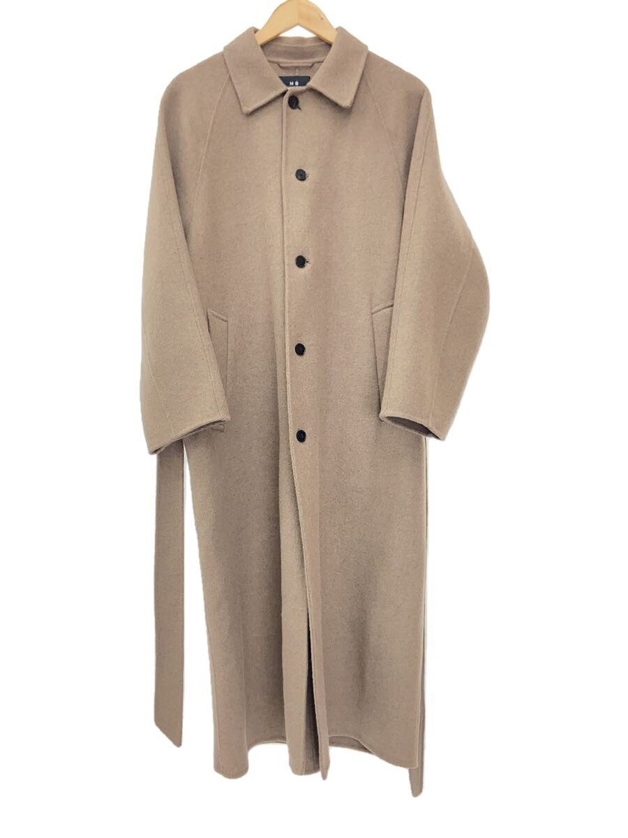 Steel Collar Coat/S/Wool/Brw/Plain/Mb-Rr042 3395