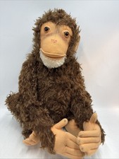 Vintage 1950s German Steiff Mohair JOCKO Big 17" Chimpanzee Monkey Squeaker