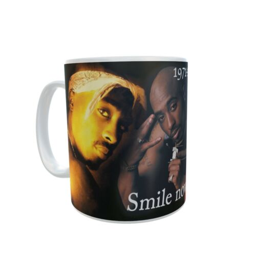 Hip Hop Icon Legende TUPAC Rapper Keramik Tee Kaffeetasse Becher Geschenk Geburtstag - Bild 1 von 4