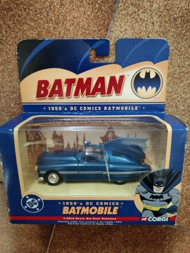 CORGI 1:43 BATMOBILI BATMAN IN SCATOLA MAI APERTA DIE CAST - Foto 5 di 8