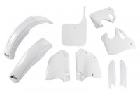 Set Plastics Motorradverkleidungen Honda Cr 125 1993 -1994 250 1992 - 1994 Weiß