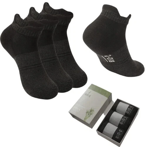 Men’s Athletic Ankle Socks – 3 Pair Box