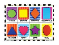 Melissa And Doug Shapes - Chunky Puzzle , New, Free Shipping on sale Melissa And Doug Shapes - Chunky Puzzle , New, Free Shipping on sale