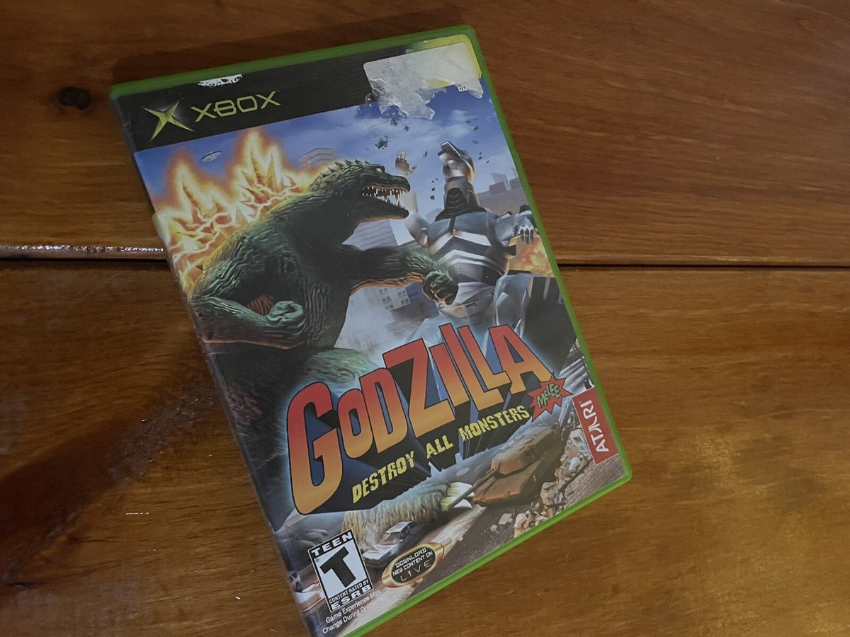 Godzilla Destroy All Monsters Melee (Microsoft Xbox, 2003) No