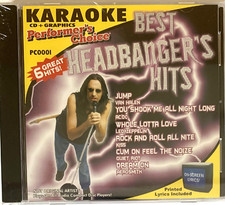 SOUND CHOICE KARAOKE - HEADBANGER'S -LED ZEPPELIN - AC/DC - KISS - FREE SHIPPING