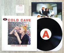 Cold Cave - Love Comes Close LP 2009 US 1st Press w/ Insert Shrink