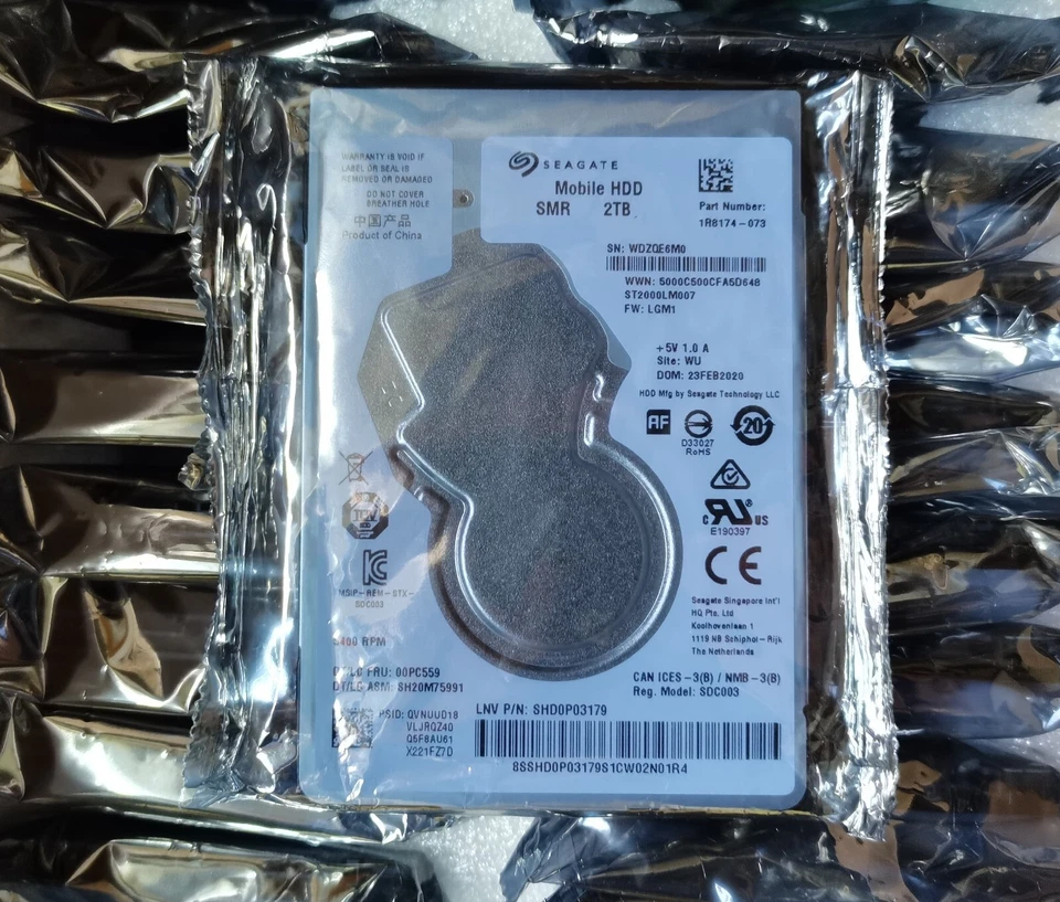 ST2000LM007 Seagate 128MB 2TB SATA 6Gb/s 2.5 inch Laptop HDD Hard Disk Drive - Image 2 of 4