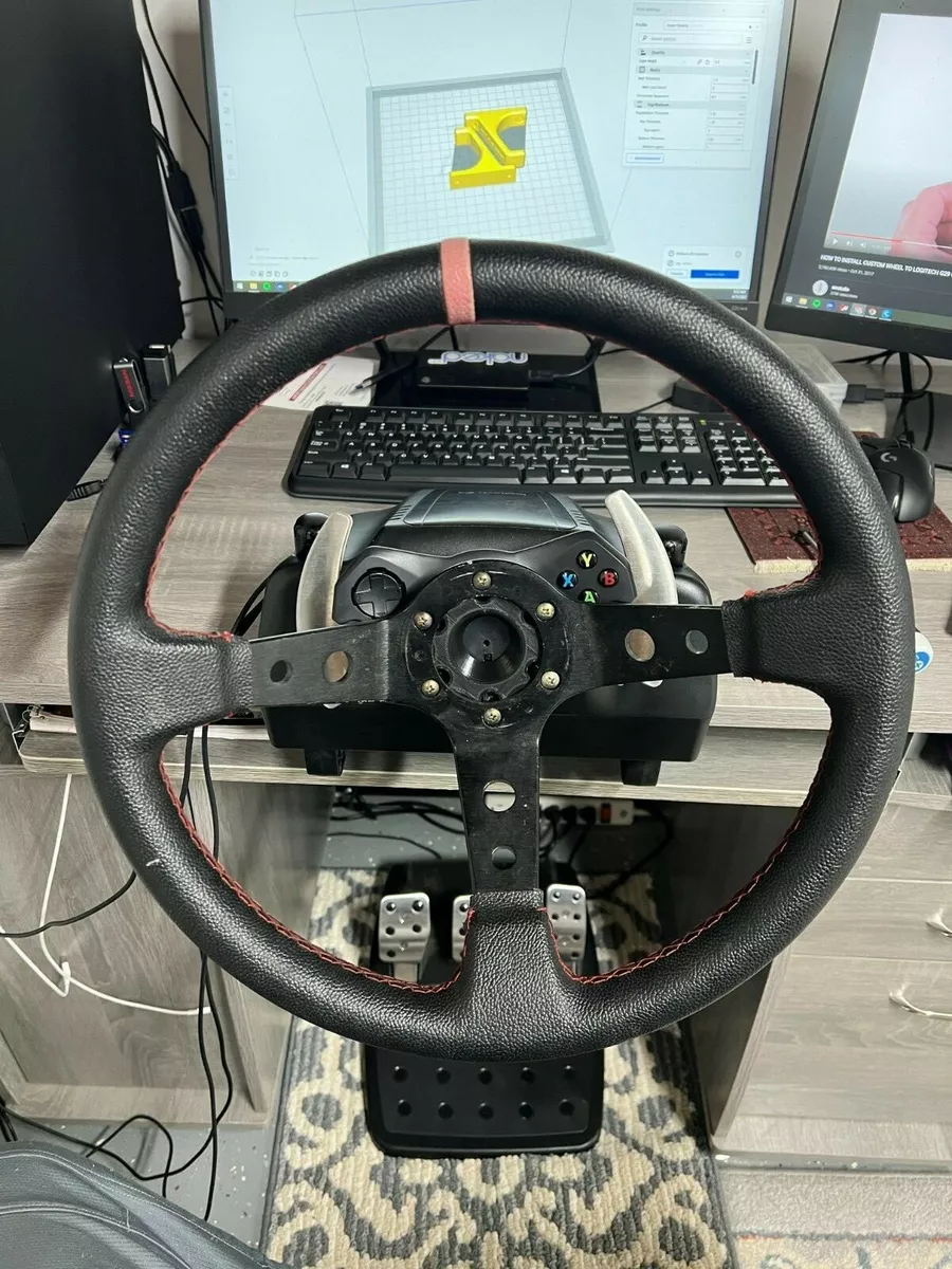 Volante Logitech G27 + Speedblack EVO Steering Wheel and Pedal S