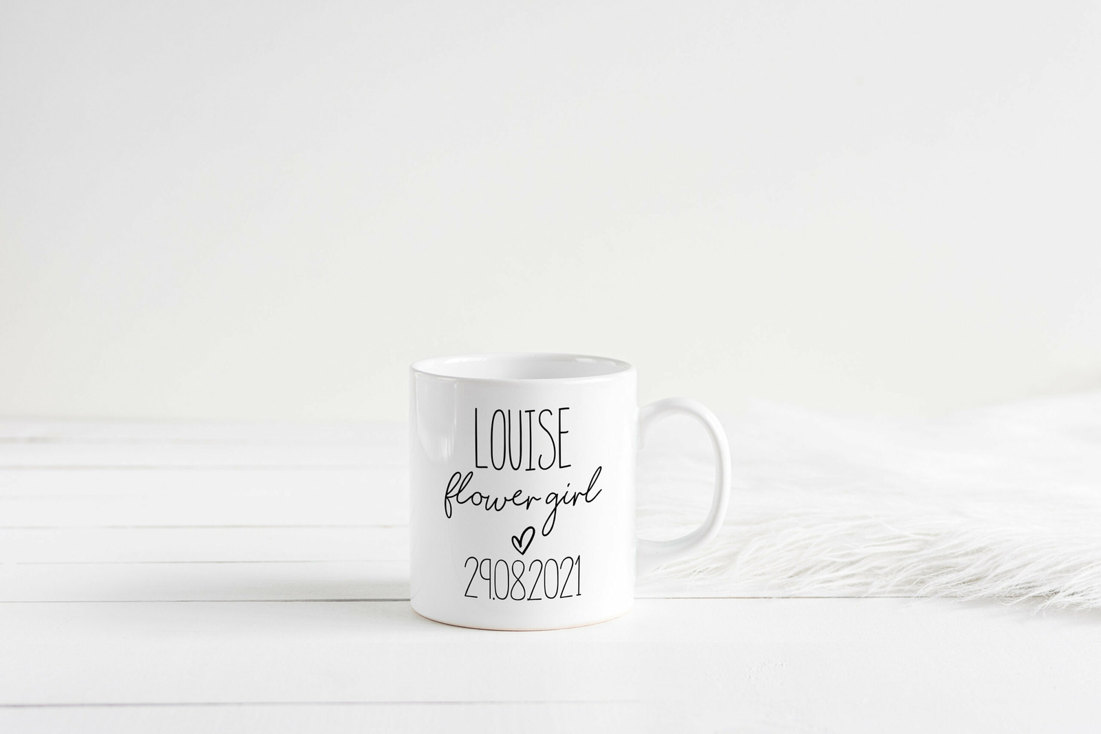 Custom Flower Girl Gift Personalised Flower Girl Mug Flower Girl Wedding Favour