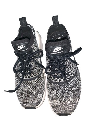Nike Air Max Thea Ultra Flyknit Oreo Shoes Size Black White