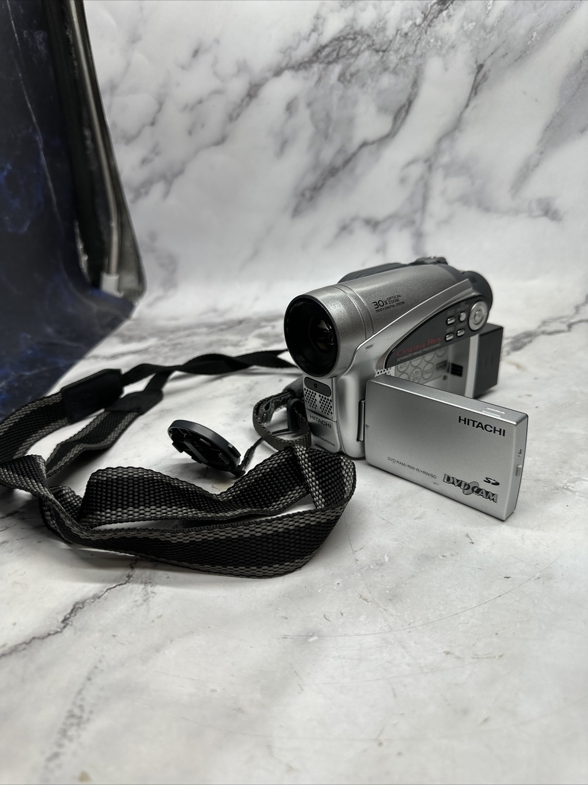 Hitachi Cinema Res DVD HDD Hybrid Camcorder TESTED No Charger. A eBay