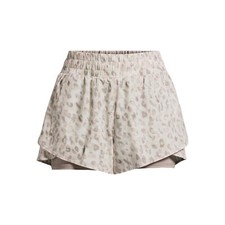 Avia Womens Running Shorts with Bike Liner Taupe Fog 2XL