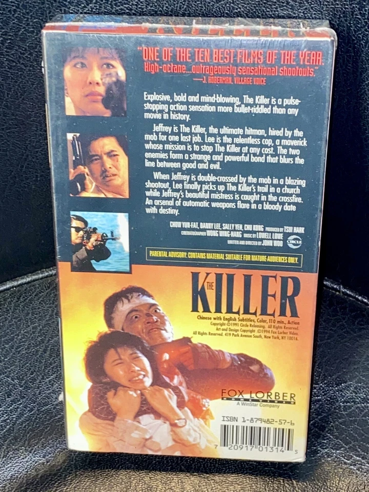 The Killer 1994 VHS NOS John Woo Cult Classic Tarantino Wu Tang Widescreen VHTF - Image 2 of 4