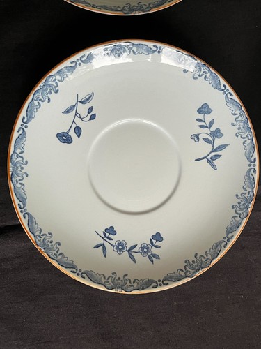 Rorstrand Sweden Ostindia Blue Flower 4 saucers diameter 7 inches - Zdjęcie 4 z 8