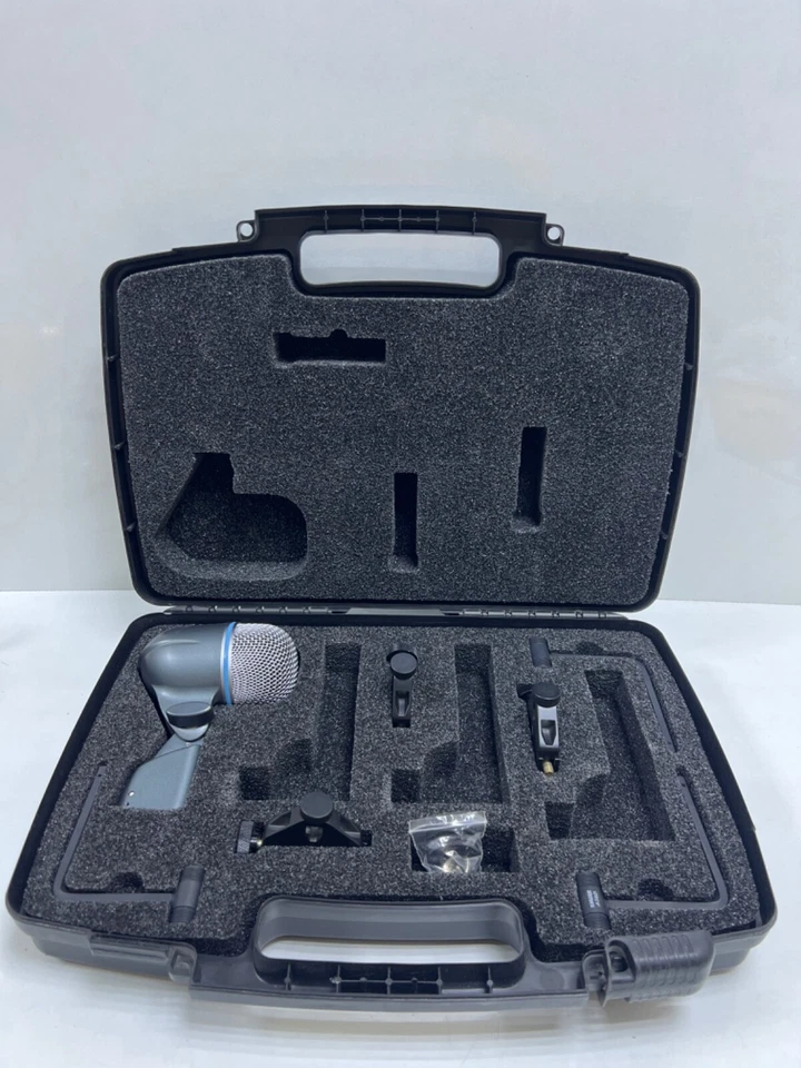 Shure Drum Mikrofon Set, beta 52A, Shure A56D Halterung 3 Stück