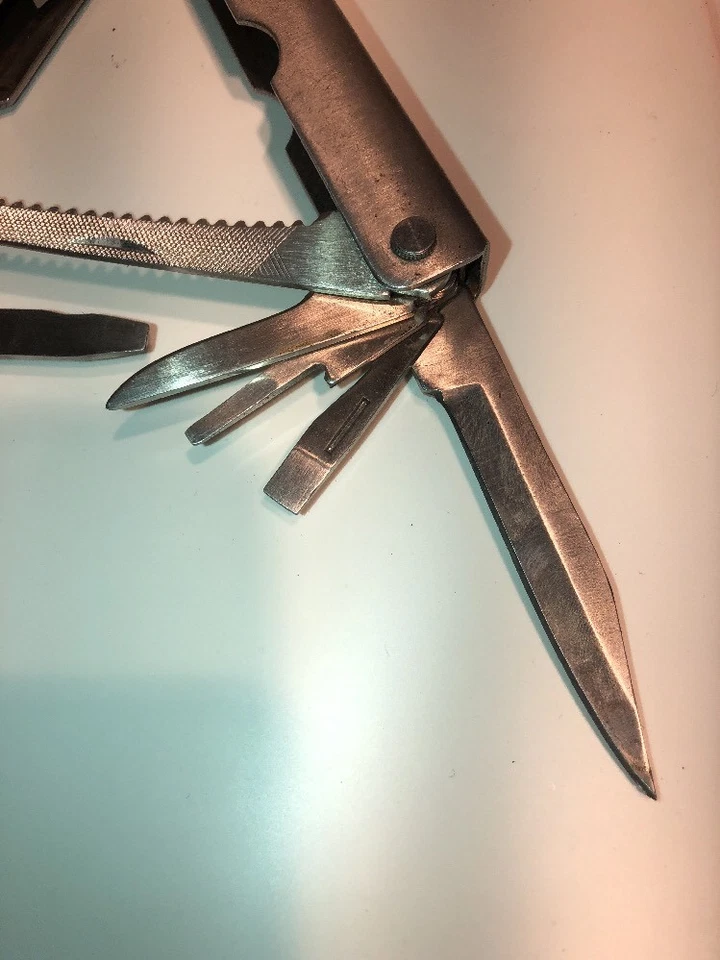 ALL METAL MULTI TOOL POCKET KNIFE WITH PLIERS STAINLESS 2CR - Image 2 of 4