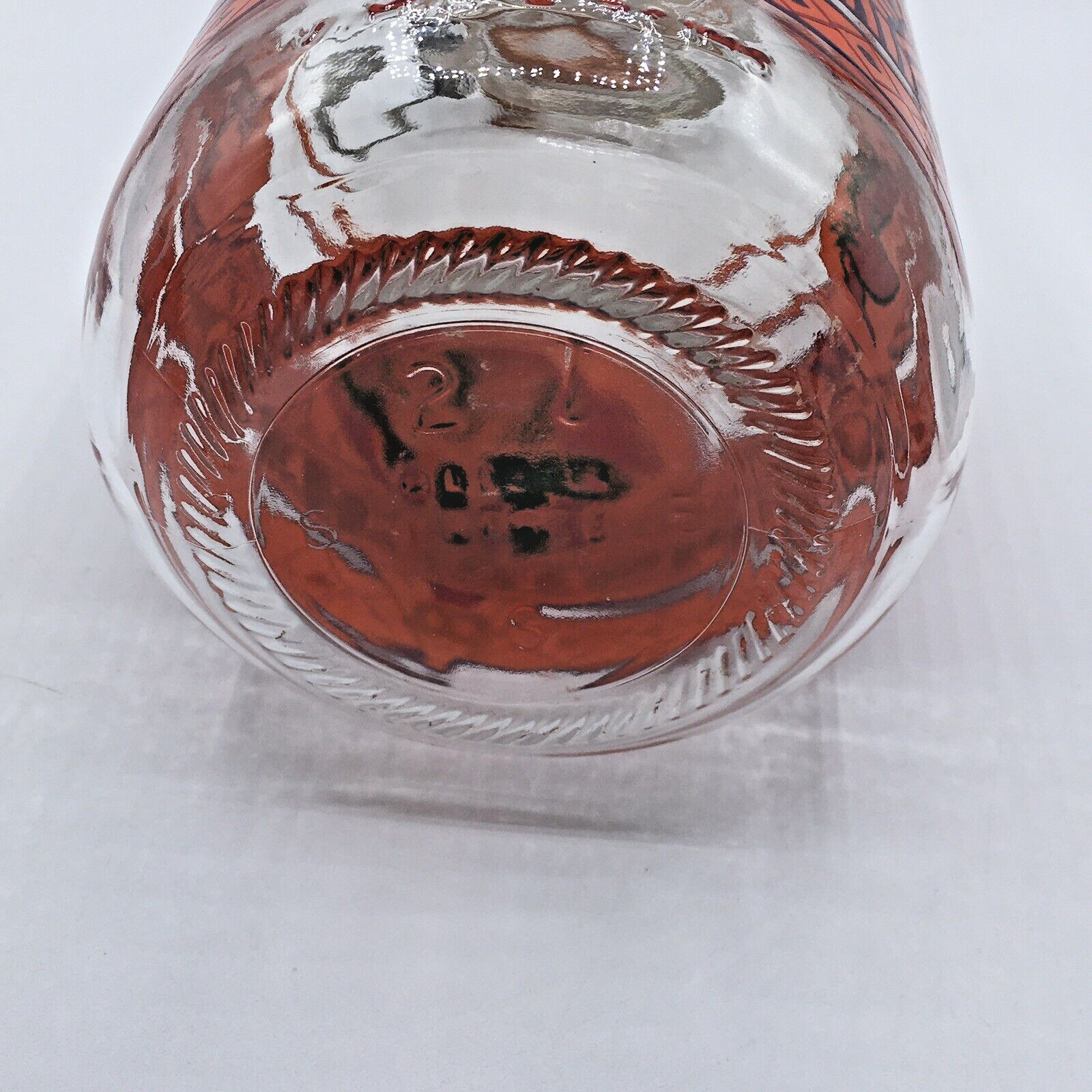 Vtg Arizona Pistachio 2L Glass Hinged Lid Canister Jar SW Cactus Coyote Chili