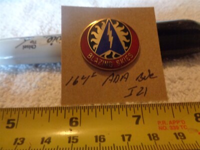 164th Air Defense Artillery Brigade I21 Unit Crest, DI, DUI (DRAW#BD ...