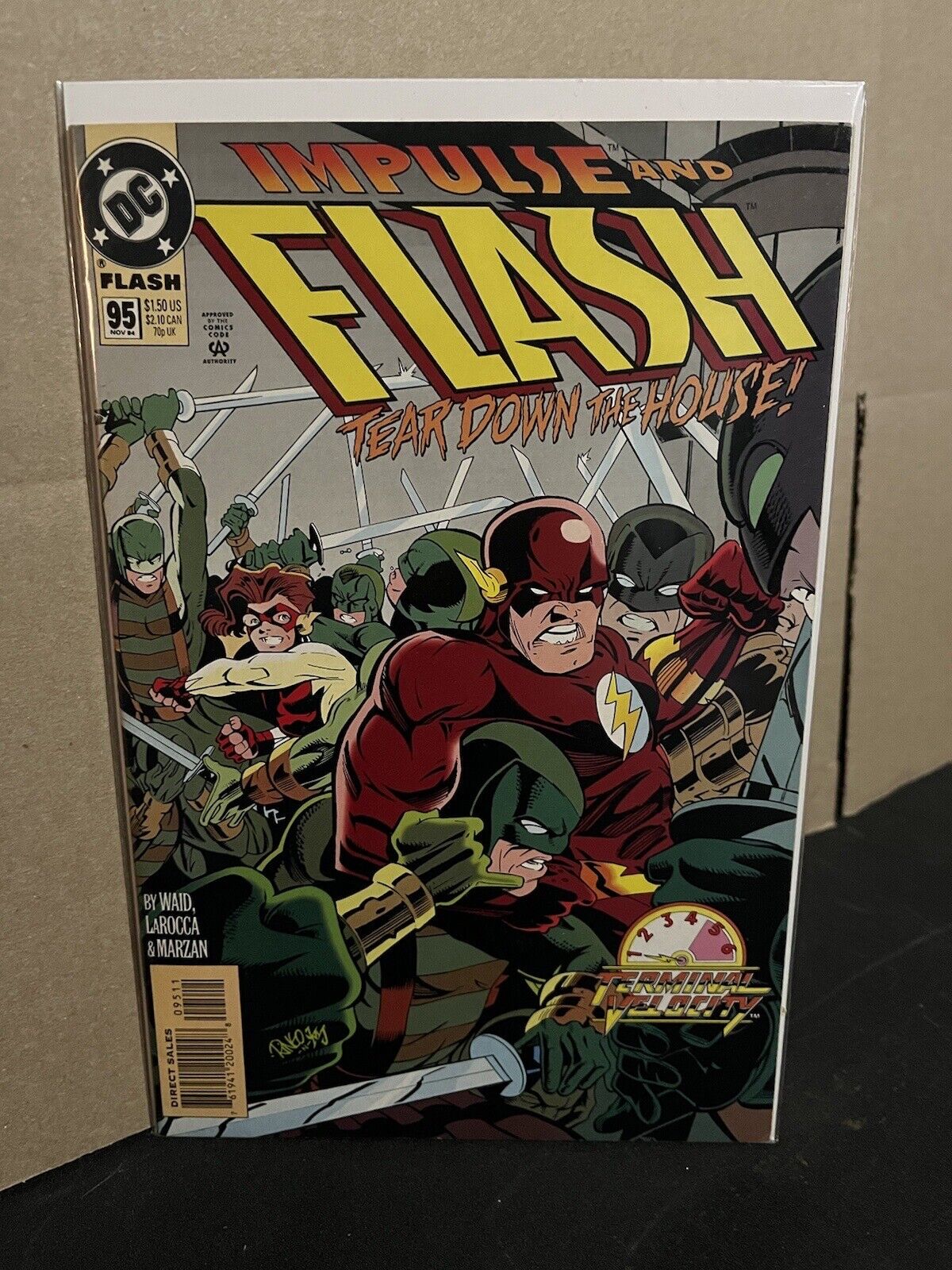 Flash 95 🔥1994 Impulse & Tear Down The House🔥TERMINAL VELOCITY🔥Comics🔥NM-