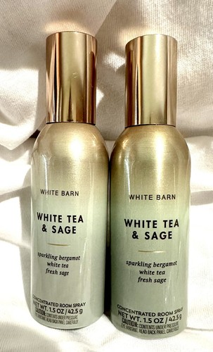 Bath & Body Works White Barn • (2) White Tea & Sage Concentrated Room