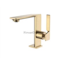 Designed Slim Thin Bathroom Wash Basin Tap Single Lever Hole Toilet Sink Faucet