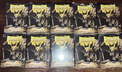 Dragon Shield Crypt Sleeves 60 Japanese Matte Card Sleeves 10 Packs Yu-Gi-Oh