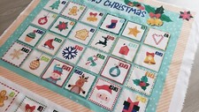 Funny Characters theme Christmas Advent Calendar DIY Panel Fabric Panel Cotton