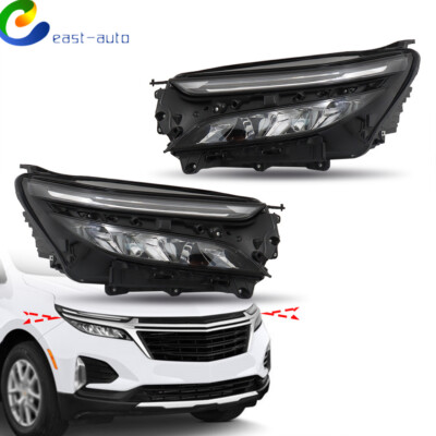 For 2022-2024 Chevy Equinox LT / RS Full LED Headlights Headlamps Set Left+Right