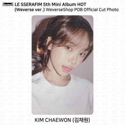 Le Sserafim 5th Mini Album HOT WeverseShop POB Photocard Acrylic