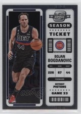 2022-23 Panini Contenders Optic Season Ticket Bojan Bogdanovic #2 11s9