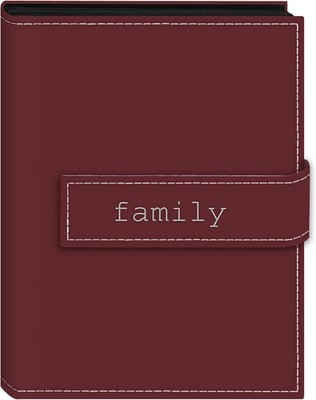 Peer P Albums 36-Poet 5 by 7-Inch Embroidered ''Fily'' Strap Sewn
