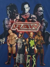 Vintage 2009 WWE Wrestling Shirt Kids XL John Cena Randy Orton Jeff Hardy Umaga