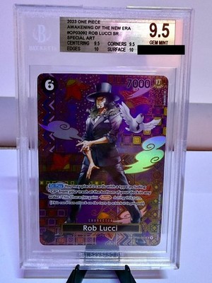 One Piece Awakening Of The New Era SP 03-092 Rob Lucci BGS 9,5 great Subgrades  