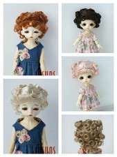 JD048 All Sizes Curly Doll Wigs Lati OB11 YOSD MSD SD Synthetic Mohair BJD Hair