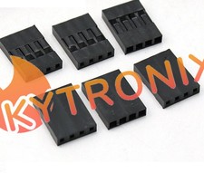 50Pcs 4P Dupont Jumper Wire Cable Housing Female Pin Connector 2.54mm Pitch