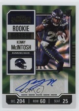 2023 Contenders Rookie Variation Opening Kickoff Ticket Kenny McIntosh Auto 0n9b