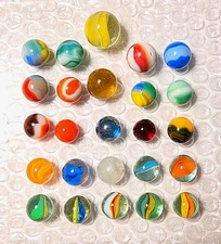 Vintage Marbles Mixed Lot of 25  59 